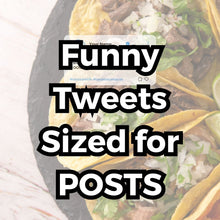 Load image into Gallery viewer, Funny Tweets Sized for Posts
