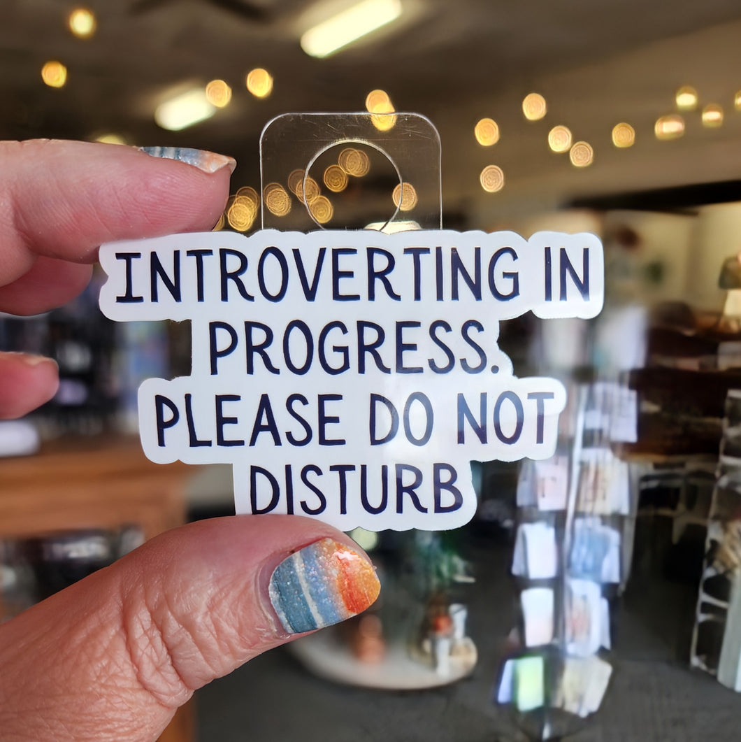 Introverting in Progress. Please Do Not Disturb