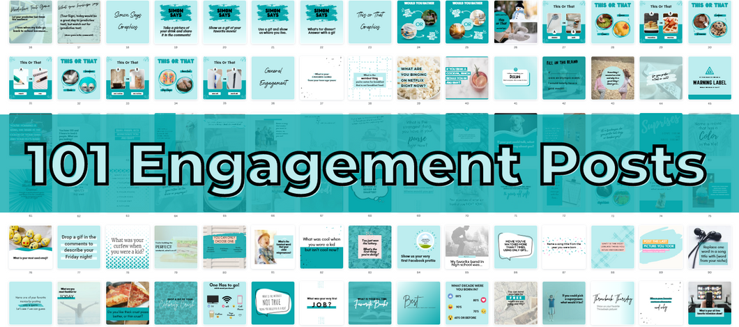 101 Engagement Graphics