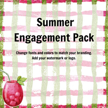 Load image into Gallery viewer, Summer Engagement Graphics Pack
