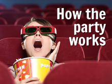 Load image into Gallery viewer, Let&#39;s Go to the Movies Themed Facebook Party
