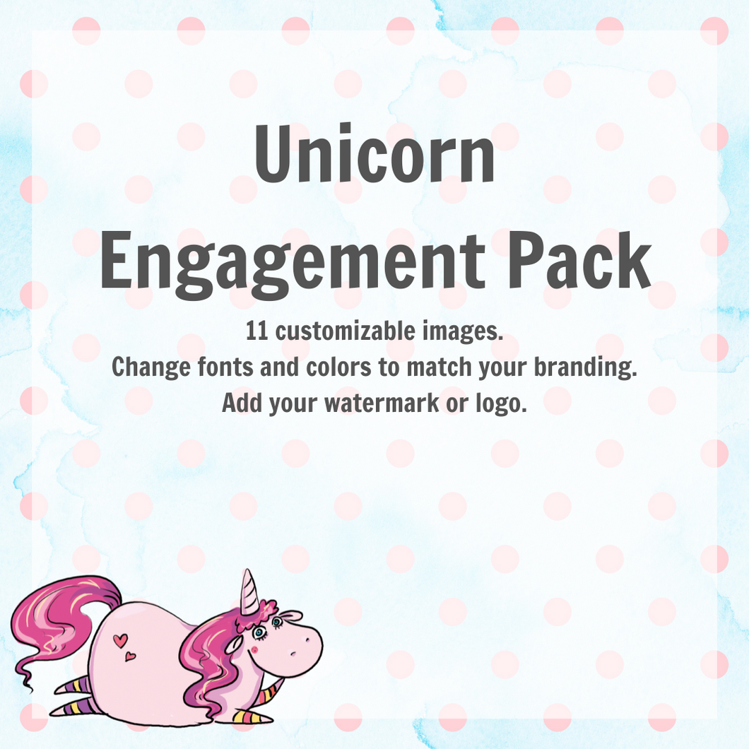 Unicorn Engagement Pack